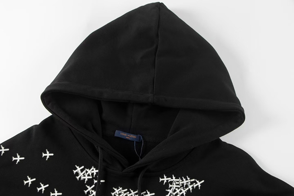 ブランドパーカー素材ディテール